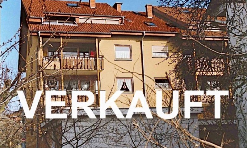 VERKAUFT i. 2019 - Renovierte, gepflegte 3-Zi-ETW, großer überdachter Westbalkon