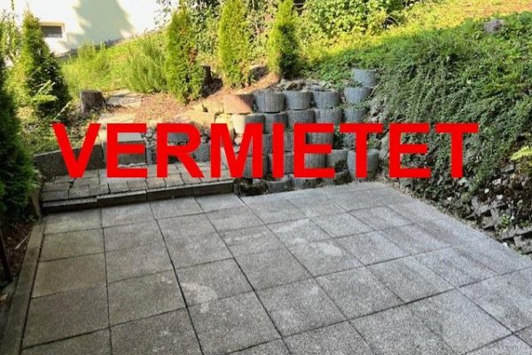 VERMIETET i. 2024 - 1-Zi-ELW in Terrassenhausanlage, Tiengen, beste Lage, grosse Westterrasse, Markise, ca. 50 m² Wohnfl., EBK mit Essbar, Fussboden Parkett, Entkalkungsanlage, Grander-Anlage