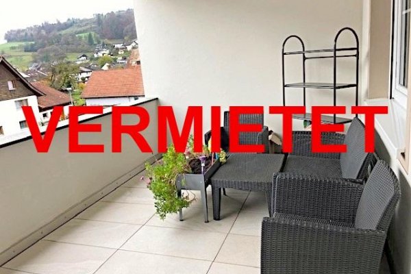 VERMIETET i. 2025 - barrierefreie 2-Zimmer-Whg., Lift, Küche – EBK, grosser überdachter Balkon, Fussbodenheizung, Keller