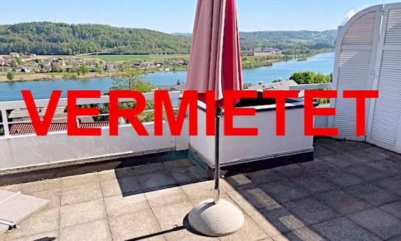 VERMIETET i. 2023 - Terrassenhaus mit herrlichem Rheinblick, sonnige Südlage, zentral, 5-Gehminuten in die Kaiserstraße