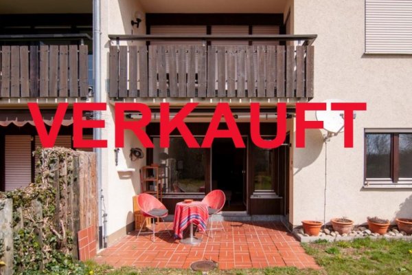 VERKAUFT i. 2023 - KEINE KÄUFERMAKLERGEBÜHR! 2-Zi-ETW in gepflegter ruhiger Anlage, in beliebtem Gartengeschoss m. Terrasse
