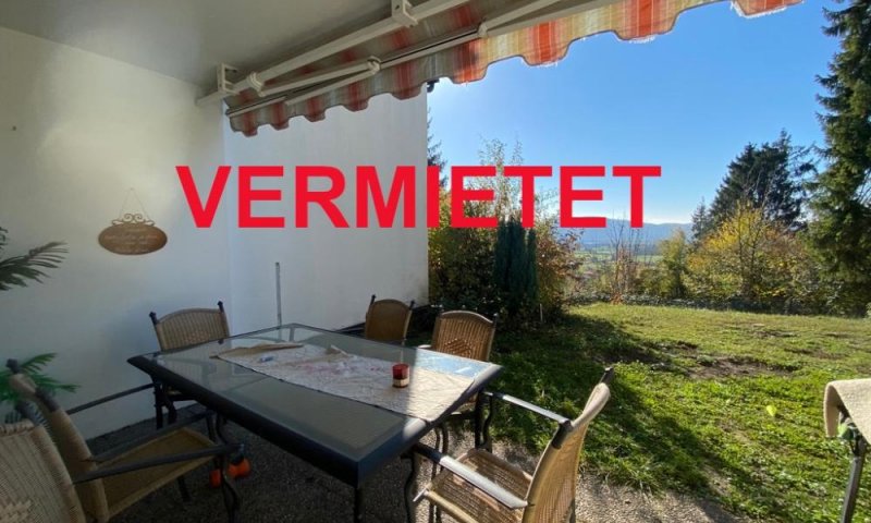 VERMIETET i. 2023 - In ruhiger, sonniger Lage, Blick, 3-Zi-Whg, ca. 87 m² Wohnfl., Gartenterrasse, Grst-Anteil, Böden, Fenster erneuert, Kfz-Stellplatz