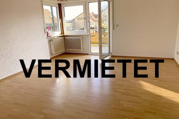 VERMIETET i. 2021 - 3 1/2-Zi-Whg, zentral gelegen, Blk., neue Fenster, Nähe Bus / Schule / Kindergarten, Keller, Garage