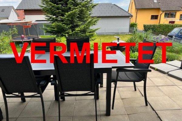 VERMIETET i. 2024 - Energetisch aktuelle 3-Zi-Terrassen-Whg, 3fach-Verglasung, Parkett, schickes Bad, ruhige sonnige Lage, ebenerdig zugänglich, grosse Sonnenterrasse, Rasengrst., fussläufig zum Einkauf