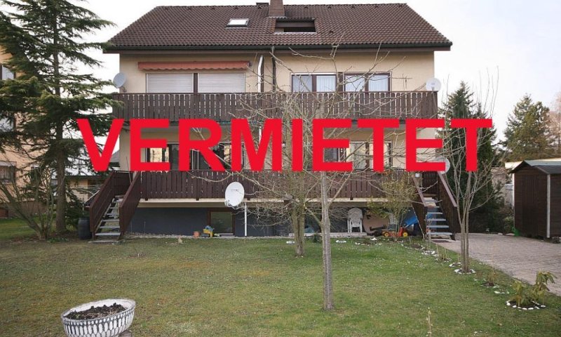VERMIETET i. 2020 - 2-Zi-Whg in bevorzugter ruhiger Wohnlage, Küche – EBK, grosser teilweise überdachter Balkon, Markise, Parkett, Keller, Kfz-Stellplatz