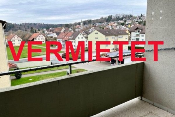 VERMIETET i. 2023 - 4 1/2-Zi-Whg, EBK, Westbalkon, Keller, Garage