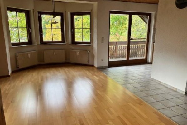 Wohnzimmer mit Erker