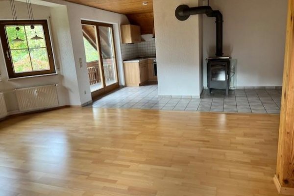 Wohnzimmer mit Kaminofen