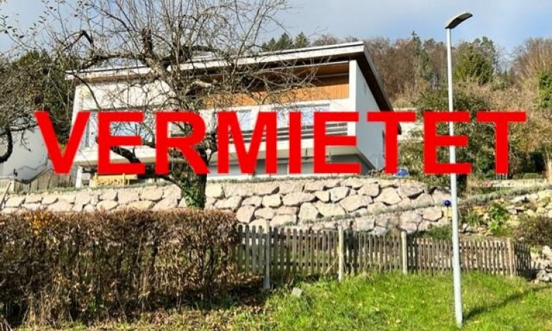 VERMIETET i. 2024 - In schöner Wohnlage, Haus i. Haus, ebenerdiger Zugang, Fernblick, Rheinblick, ca. 125 m² Wohnfl., Südbalkon, überdachter Freisitz ca. 20 m² Grundfl., EBK, Garten, überbreite grosse Garage