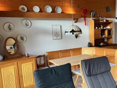 Ferienidyll, 2-Zi-ETW Falkau, 6km b. Schluchsee / Feldberg, ruhig, charmant, sonnig, lichtdurchflutet, alle Bodenbeläge, Terrasse + Blk, Fenster, Heizung erneuert, ebenerdig über eine halbe Treppe zugänglich, in herrlicher Naturlandschaft