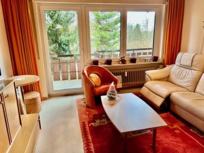 möblierte 2-Zimmer-Wohnung, hochwertige EBK, Balkon, Gemeinschaftssauna