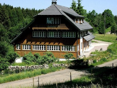 Dachsberg, exkl. saniertes Landhaus, sep. Büro, Studio, 2 Gar., Areal ca. 8.000m², fussläufig Klosterweiher, 6km St. Blasien